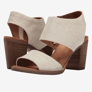 TOMS Majorca Beige Sandals, size 8